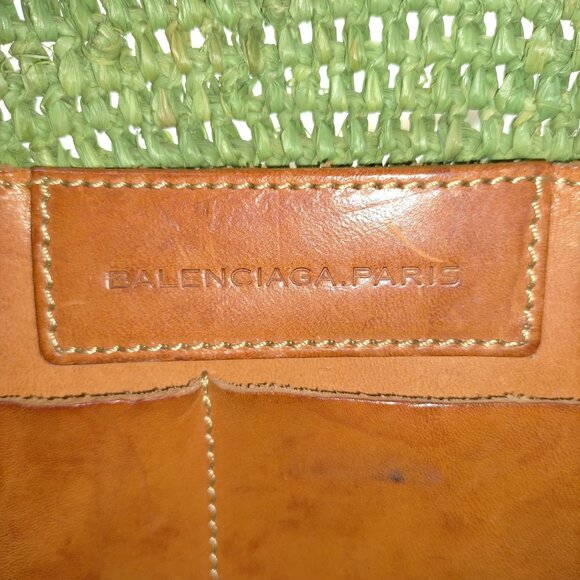 Balenciaga Green Straw Tote Bag mon127-100125 - Picture 9 of 9